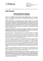 MEREN ANNOUNCES RENEWAL OF SHARE BUYBACK PROGRAM. (CNW Group/Meren Energy Inc.)