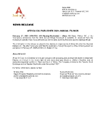 AFRICA OIL PUBLISHES 2024 ANNUAL FILINGS (CNW Group/Africa Oil Corp.)