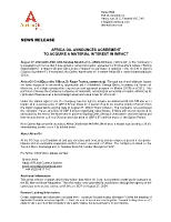 AFRICA OIL ANNOUNCES AGREEMENT TO ACQUIRE A MATERIAL INTEREST IN IMPACT (CNW Group/Africa Oil Corp.)
