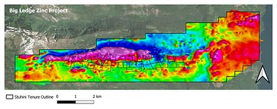 Stuhini Completes Airborne Geophysical Survey Over Big Ledge Zinc Property (CNW Group/Stuhini Exploration Ltd.)