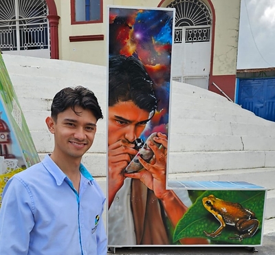 Falan celebrated Camilo Aros, its first geological engineer and Outcrop Silver employee, as a bridge between its mining heritage and a future of innovation and responsibility. (CNW Group/Outcrop Silver & Gold Corporation)