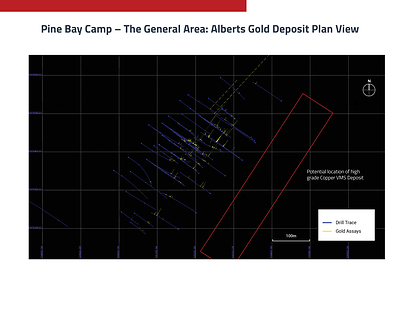 The General Target Area Plan View with Historic Drilling (CNW Group/Callinex Mines Inc.)