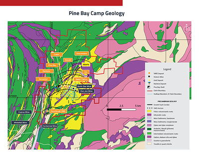 Pine Bay Camp Geology (CNW Group/Callinex Mines Inc.)