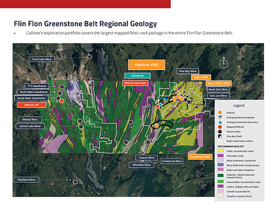 Flin Flon Greenstone Belt Regional Geology (CNW Group/Callinex Mines Inc.)