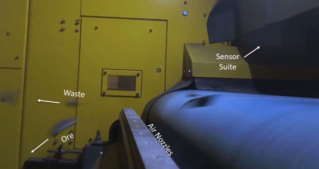 Figure 5: Steinert Sensor-Based Ore Sorting Machine