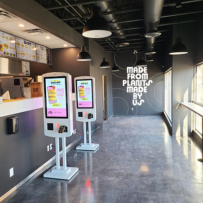 Calgary Odd Burger Interior Lobby (CNW Group/Odd Burger Corporation)