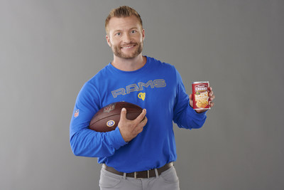 The “Lunchtime Is Your Halftime” campaign features Head Coach Sean McVay of the Los Angeles Rams, which marks the first time a coach has starred in a Chunky spot.