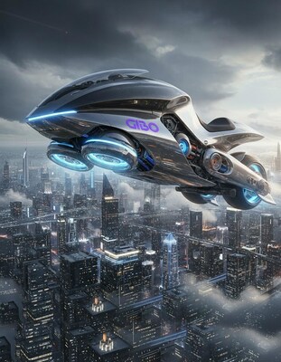 GIBO AI-Powered Manned eVTOL Aircraft Concept Design