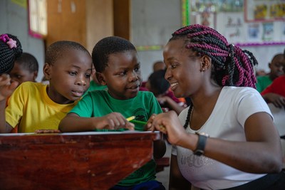 Kimberly-Clark and the Kimberly-Clark Foundation are proud to support She’s the First, a nonprofit that has worked with grassroots organizations to make sure girls everywhere are educated, respected and heard. Credit: Esther Mbabazi