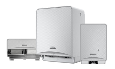 The complete ICON™ collection includes paper towel, toilet paper, soap and sanitizer dispenser options that elevate the washroom with their technology advancements and interchangeable faceplate capability.
