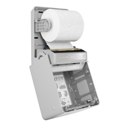 The ICON™ dispenser boasts significant technology advancements including extended battery life, 99.99% jam-free operation, reduced maintenance and is 85% quieter than the leading competition.