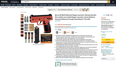 Byrna SD Kinetic Kit on Amazon