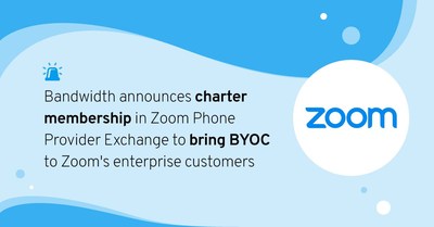 Zoom Phone Provider Exchange enables enterprise customers to unbundle telephony and work directly with Bandwidth in a BYOC strategy.