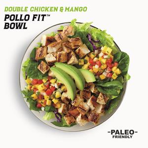 New Paleo Friendly Double Chicken & Mango Pollo Fit Bowl
