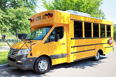 GreenPower has received an initial order for seven Type A Nano BEAST school buses from Wolfington Body Company for the Burlington County Special Services School District in New Jersey.