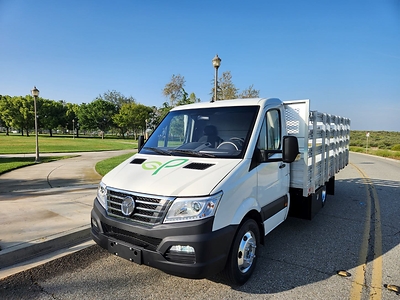 The GreenPower EV Star Utility Truck is among the product line Matheny Commercial EV will sell.
