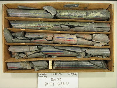 Photo 1: CK Gold Deposit with 2021 drilling