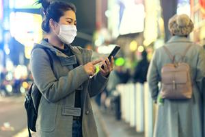 Woman Authenticating on Mobile Device