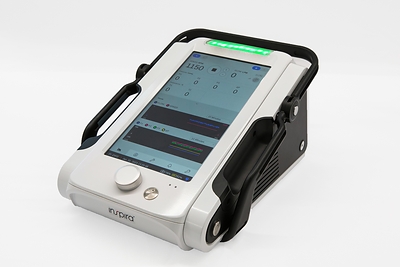 The Liby™ system with an aerospace-grade aluminum structure designed to be lightweight and highly durable, will be equipped with long battery life to make suitable for patient transfer within hospitals and by ambulances. (PRNewsfoto/Inspira Technologies)