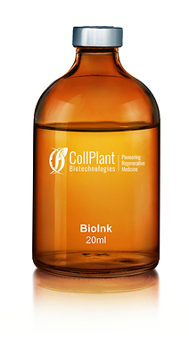 CollPlant’s rhCollagen based BioInk -
the ideal building block for
tissue and organ manufacturing (PRNewsfoto/CollPlant)