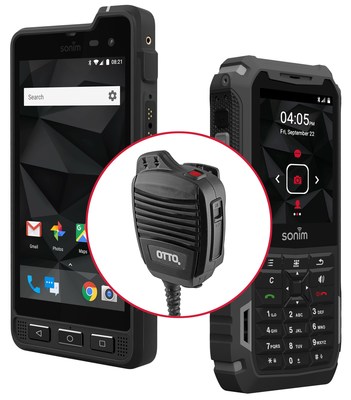 Sonim introduces OTTO Remote Speaker Microphone with noise cancellation for PTT-over-cellular solution designed for public safety and industrial workers
