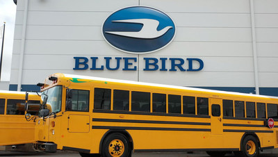 Nuvve plans to install up to 200 V2G DC fast charging stations to charge and discharge Blue Bird electric buses coming off the production line in Georgia