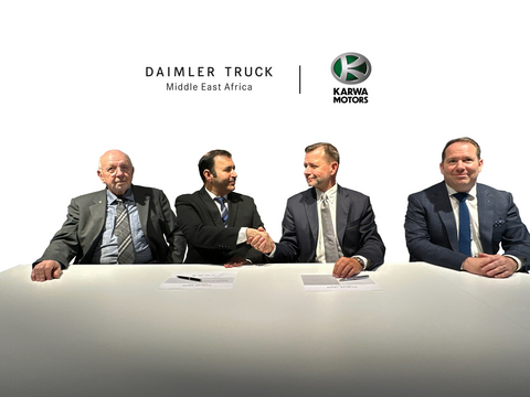 Daimler Truck MEA and KARWA signing ceremony (Photo: AETOSWire)