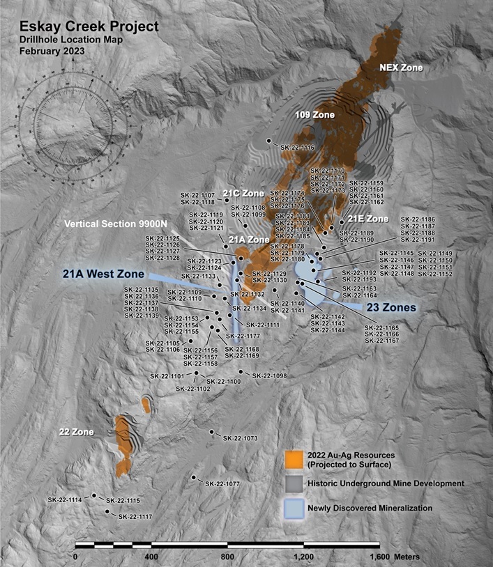 Skeena Resources Bolsters 21A West Zone Intersecting 18.18 g/t Au, 130.2 g/t Ag over 9.26 metres