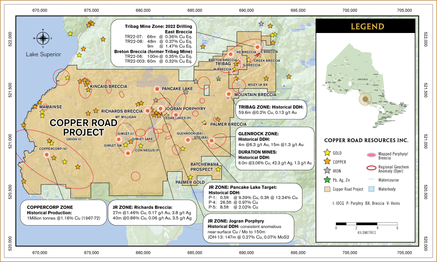 Map 1: Copper Road Project