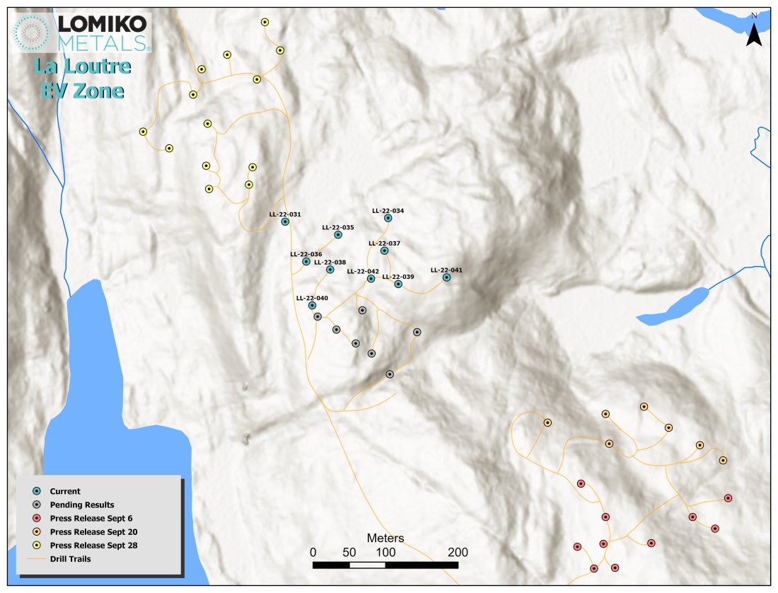 Figure 1: EV Zone Drill Hole Locations (Graphic: Business Wire)