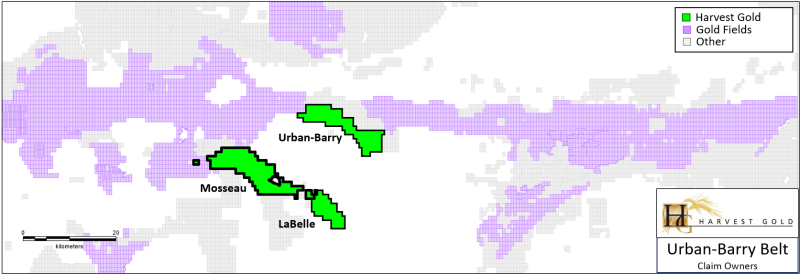 Figure 3: Project Location: Urban-Barry Greenstone Belt