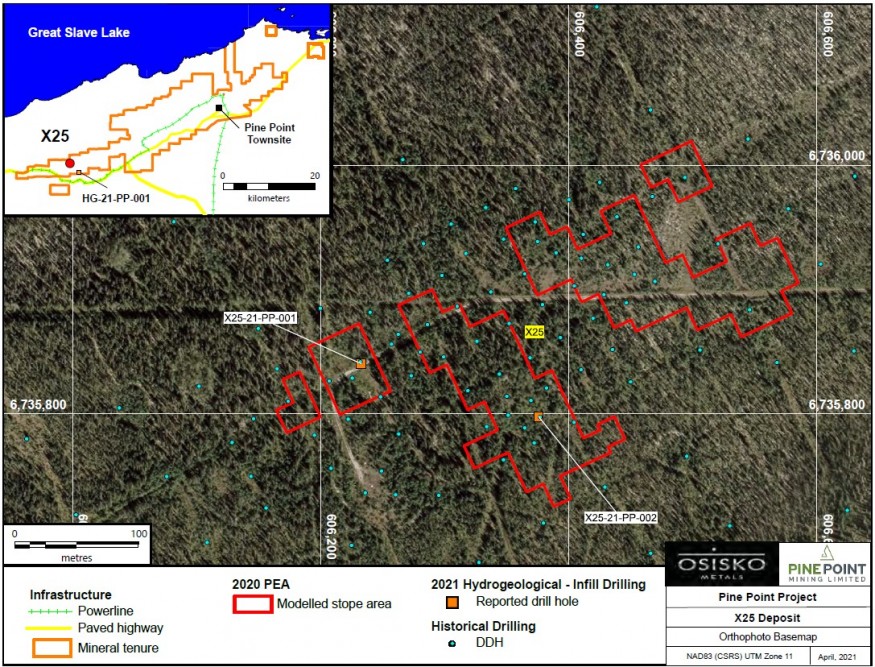 Map 1 X25 Drilling