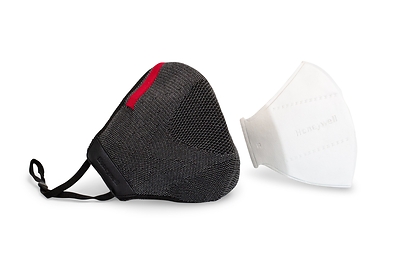 The new dual-layer face covering with replaceable filters from Honeywell providers wearers with protection, comfort and style.