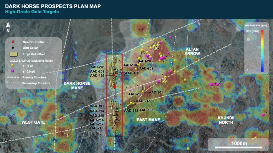 Dark Horse Prospects Plan Map