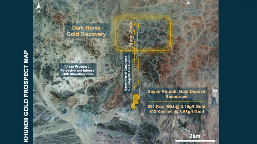Khundii Gold Prospect Map
