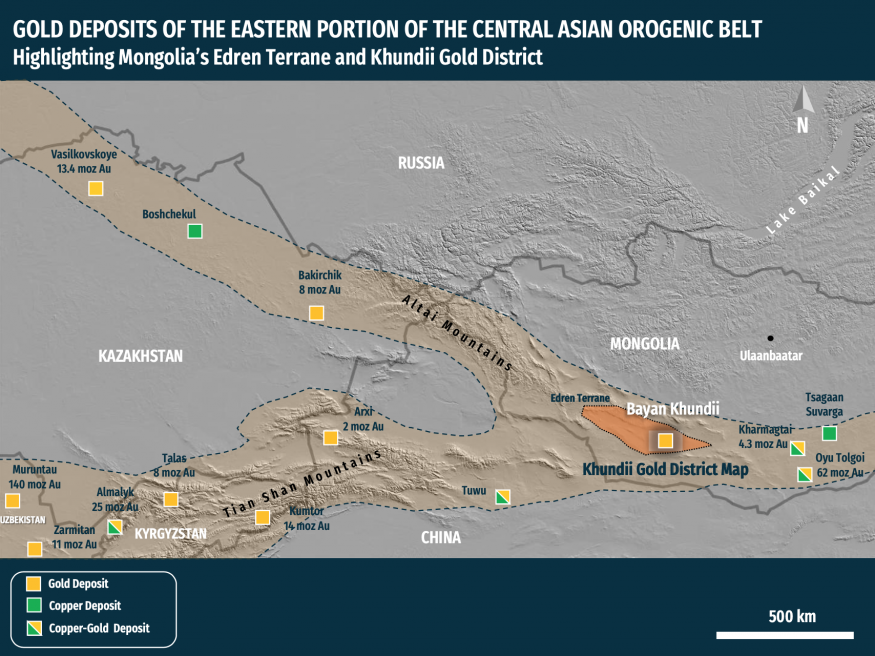 Gold Deposits of the Eastern Portion of the Central Asian Orogenic Belt