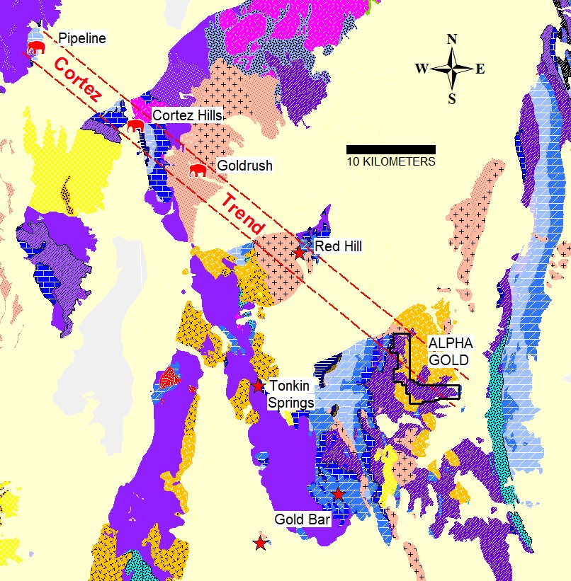 Sitka Gold Expands Extent of Gold Mineralization in Strong Carlin-Type Alteration to 2.5 Km at the Alpha Gold Project, Nevada