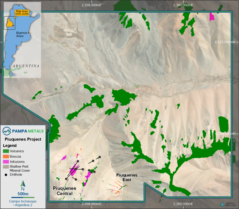 Figure 6: Piuquenes Project – Property Wide Upside Potential
