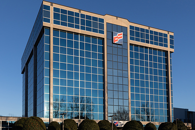 The headquarters building of First Citizens Bank, Raleigh, North Carolina