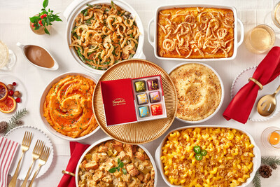 America’s love of sides will extend to chocolate format with expert chocolatier Phillip Ashley’s release of a limited-edition soup-infused Holiday Sides Collection featuring flavors inspired by Campbell’s holiday recipes.