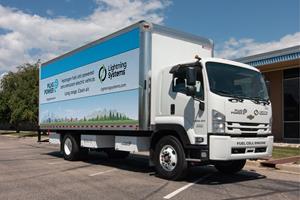 Hydrogen fuel cell-powered zero emission electric vehicle