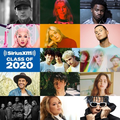 (L-R Row 1: Arizona Zervas, Phoebe Bridgers, Roddy Ricch; Row 2: Doja Cat, Ashe, Joel Corry; Row 3: Wallows, Cannons; Row 4: Niko Moon, Powfu, Clairo; Row 5: Fire From The Gods, Gabby Barrett, NLE Choppa)