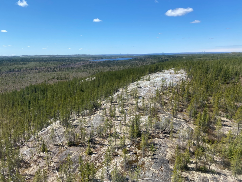 Figure 2: 2022 Pegmatite Outcrop