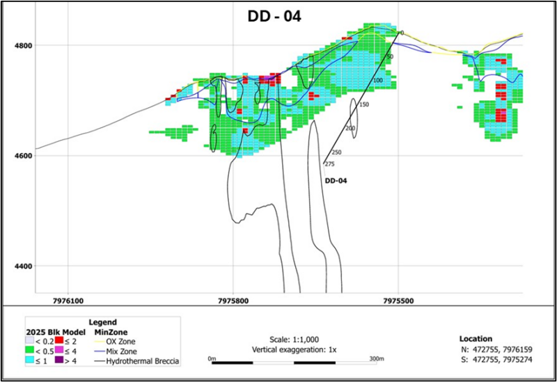 Figure 5: DD04 Cross Section