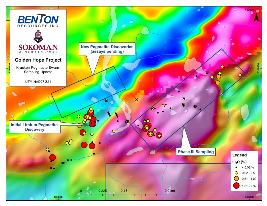 Golden Hope Project - Kraken Sampling Update (Graphic: Business Wire)