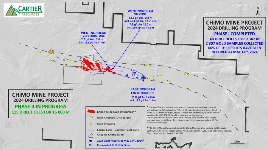 240514_Chimo Mine Project Drill Program Progress