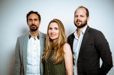 Left Field Labs leadership L-R: Akash Khokah, Chief Operating Officer; Sarah Mehler, Chief Executive Officer; Eric Lee, Chief Technology Officer