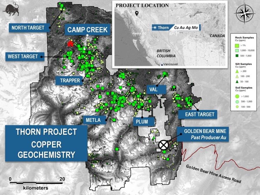 Brixton Metals Commences Drilling at Flagship Thorn Copper-Gold Porphyry Project