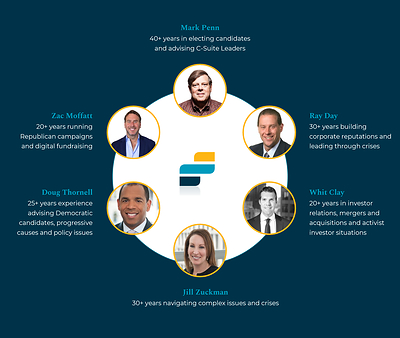 Stagwell's Risk and Reputation Unit includes experienced business leaders, financial communicators, and campaign strategists from Stagwell, SKDK, Targeted Victory, and Sloane and Company.