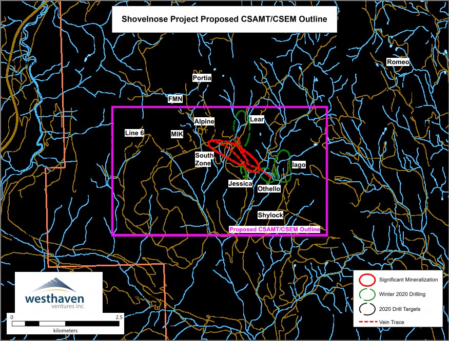 Shovelnose Project Proposed CSAMT/CSEM Outline